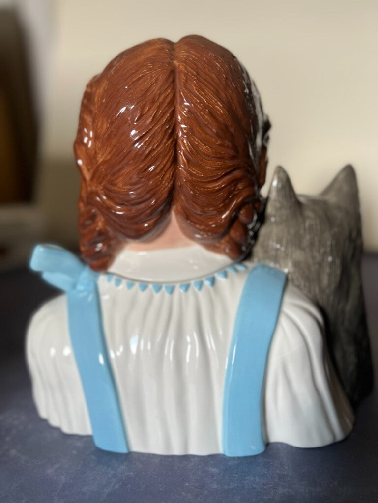 The Wizard of Oz Cookie jar Dorothy & Toto 1999 Warner Bros In Box Never Used