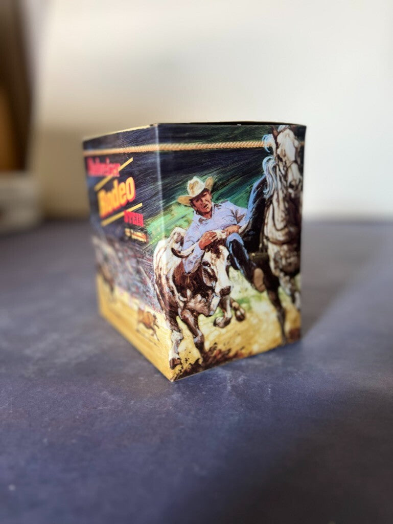 1992 Anheuser-Busch Budweiser Rodeo Collectible Beer Stein NIB Breweriana