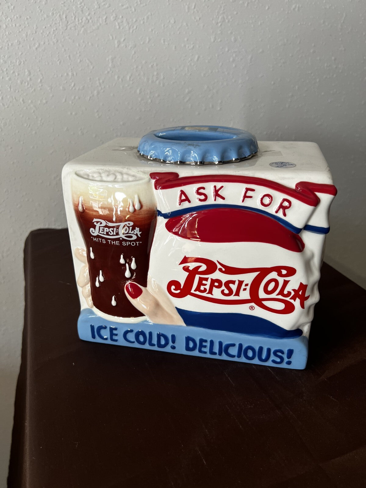 Vintage Rare Pepsi Cola Classic Collectible Cookie Jar With Original Box - 2006