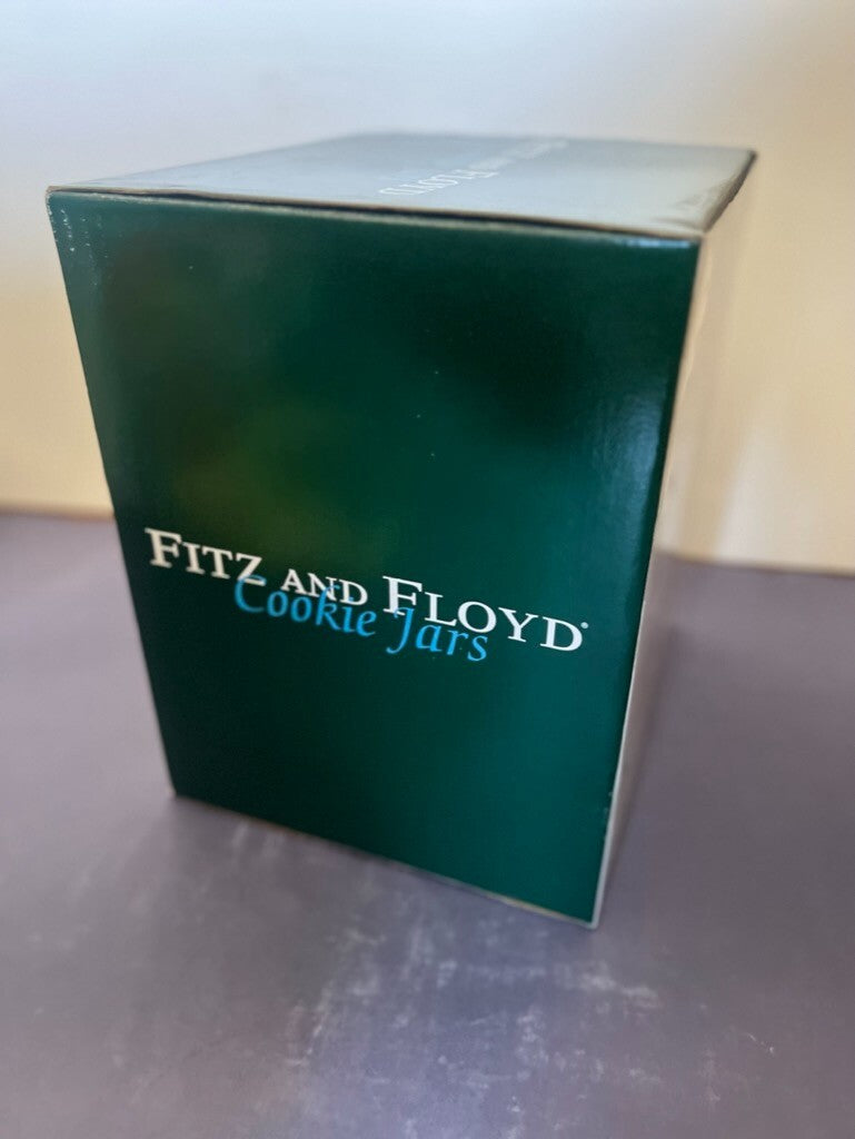 Vintage Fitz & Floyd Prunella Pig And Piglets Collectible Cookie Jar 1989 NIB