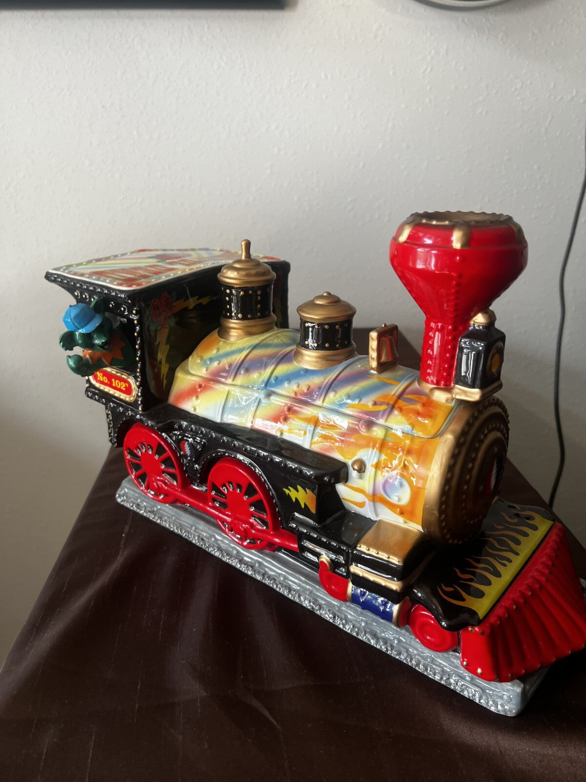VANDOR GRATEFUL DEAD Vintage Train 1999 Limited Edition Cookie Jar + Box