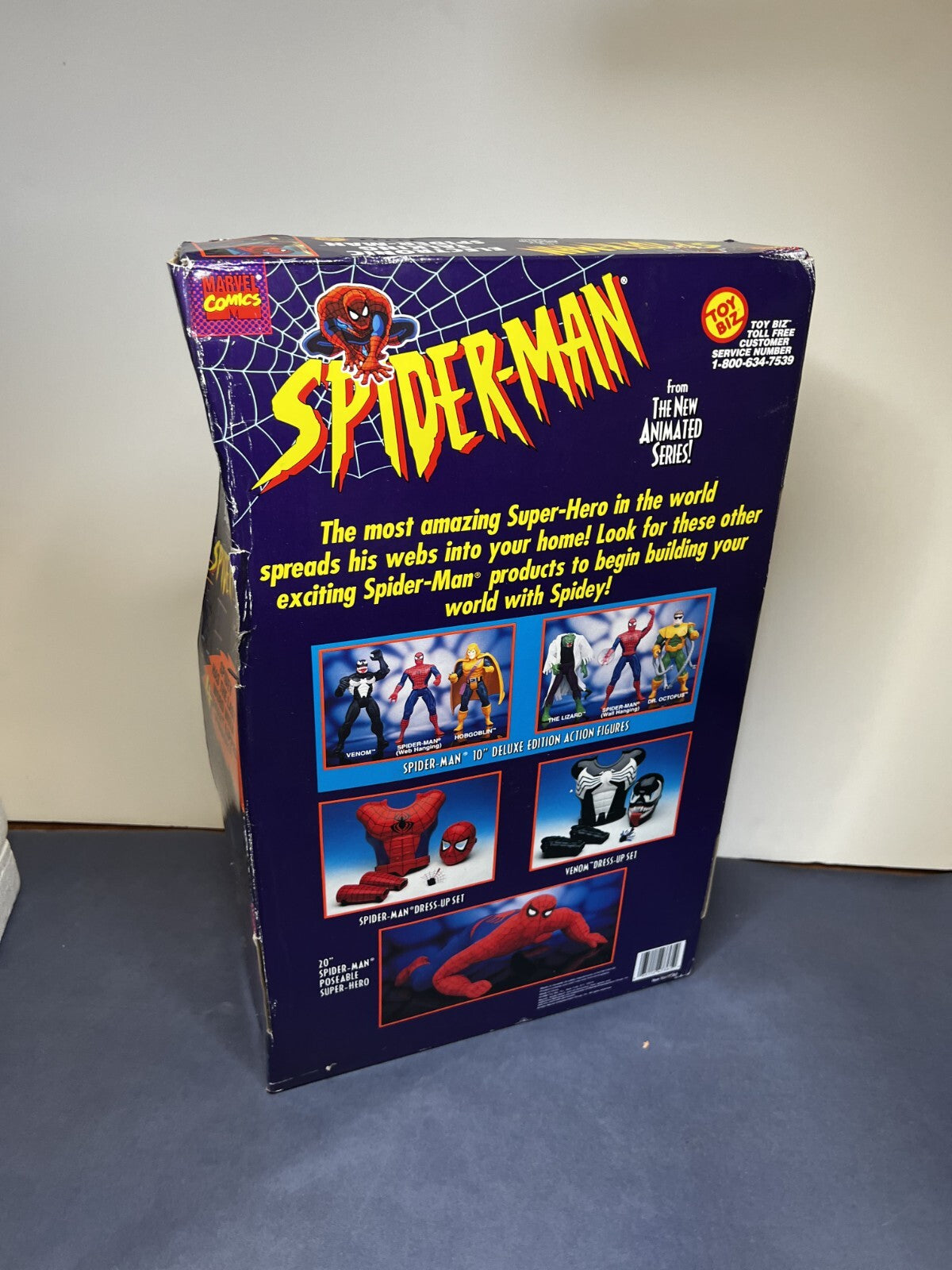 1997 MARVEL COMICS TOY BIZ 16" ELECTRONIC TALKING SPIDER-MAN NEW IN BOX