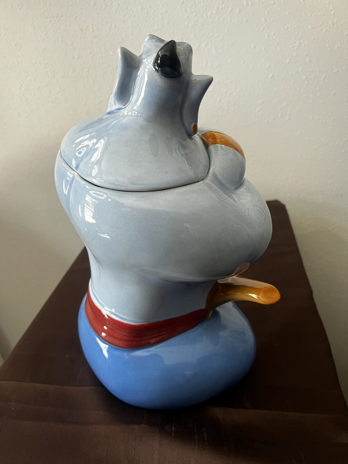 Disney 1994 Aladdin Genie Vintage Cookie Jar by Treasure Craft with Original Box
