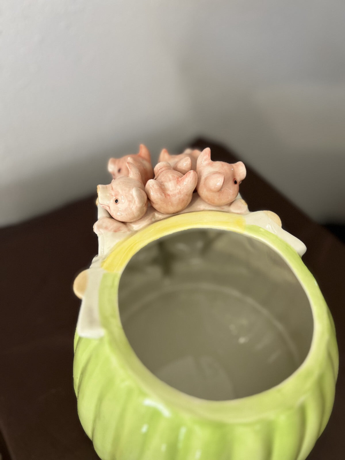 Vintage Fitz & Floyd Prunella Pig And Piglets Collectible Cookie Jar 1989 NIB