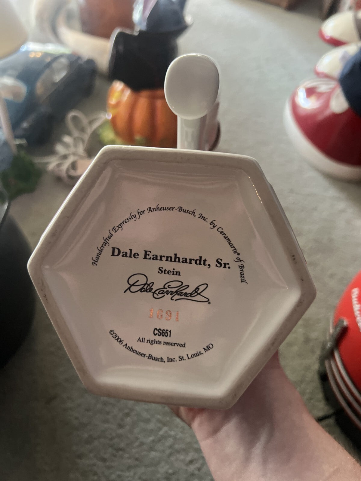 Anheuser Busch 2006 LE Budweiser Dale Earnhardt Sr. NIB Collectible Lidded Stein