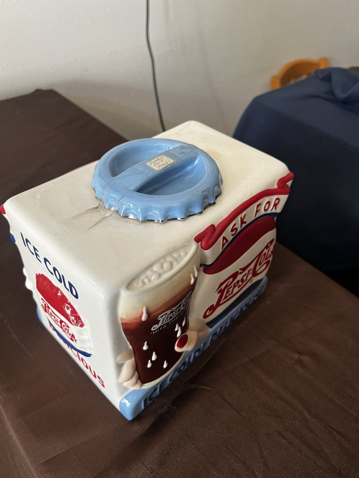 Vintage Rare Pepsi Cola Classic Collectible Cookie Jar With Original Box - 2006