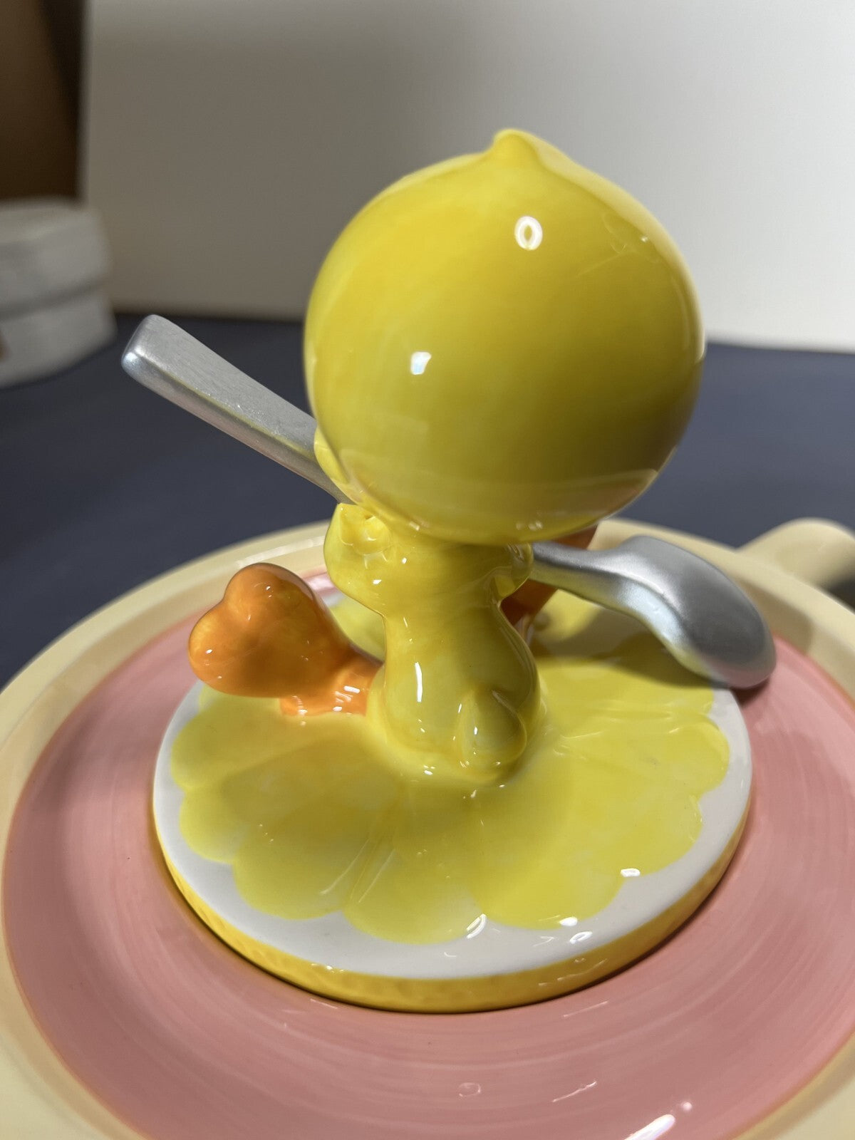 Tweety Bird Figural Ceramic Teapot Warner Bros NIB VTG Collectible Never Used