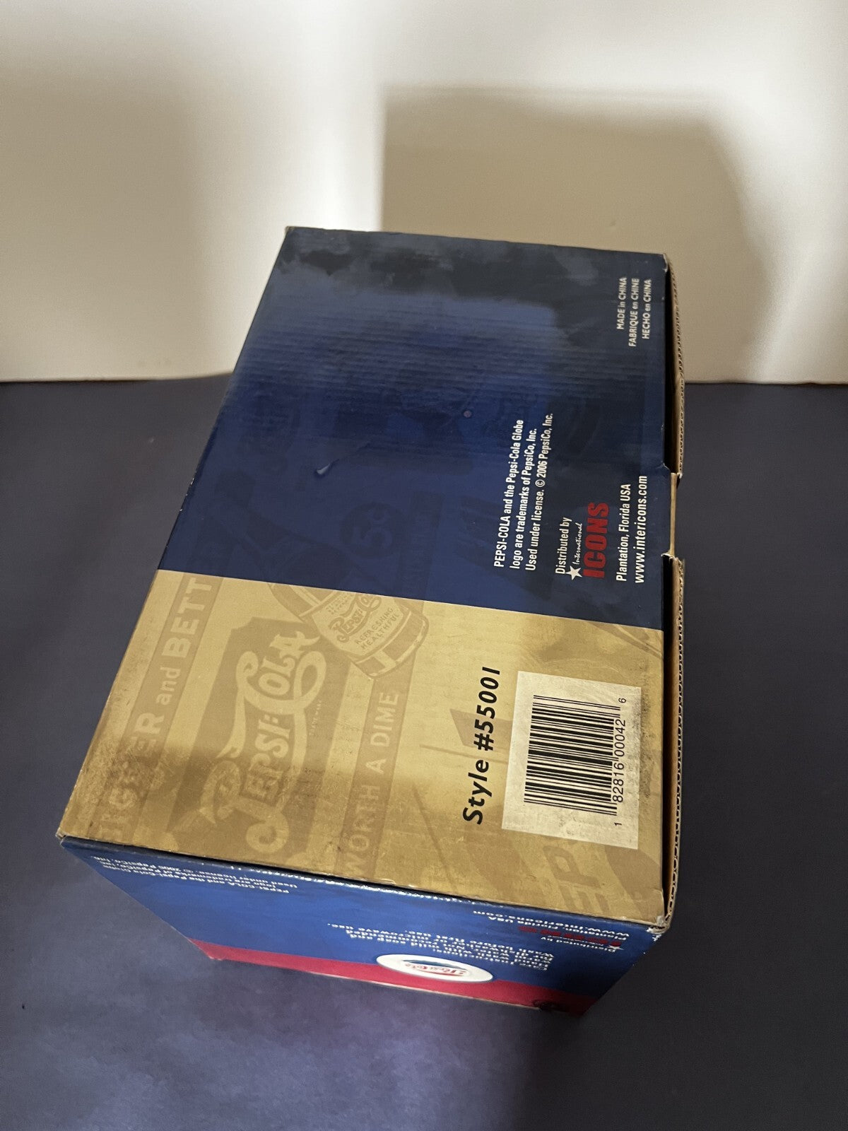 Vintage Rare Pepsi Cola Classic Collectible Cookie Jar With Original Box - 2006