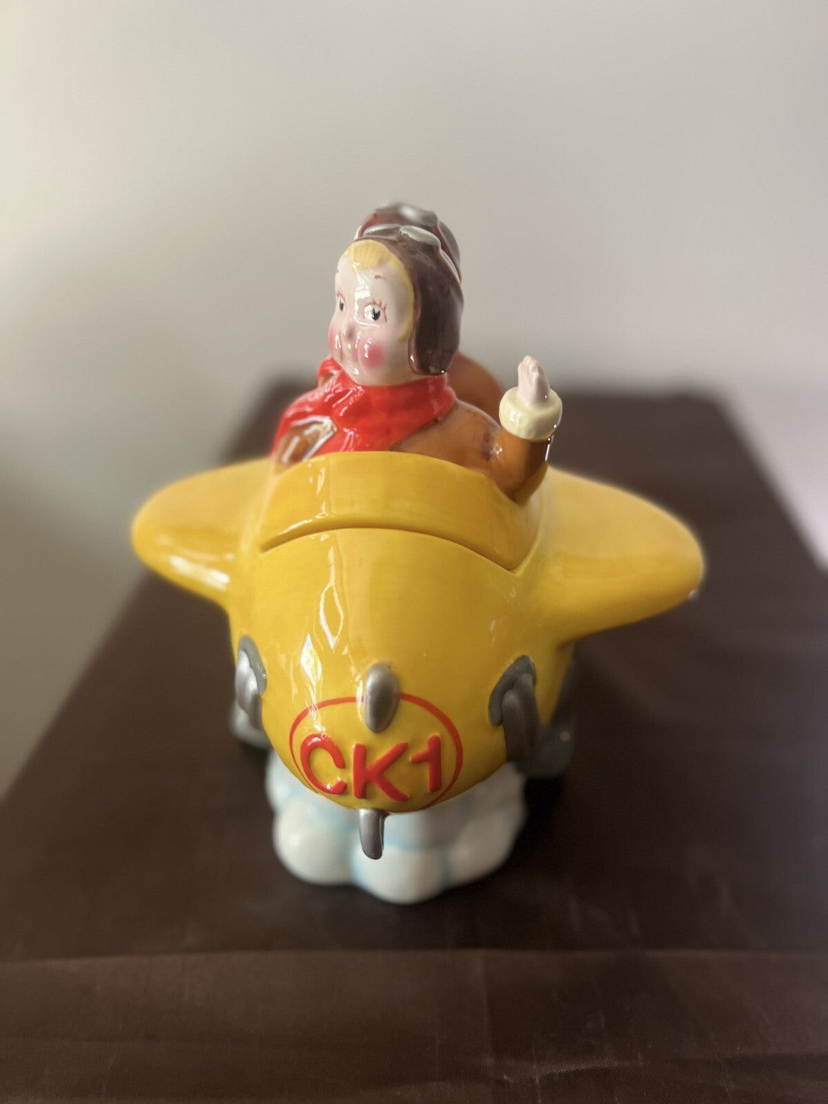 Campbells Soup Kids Vintage Airplane Cookie Jar Aiming High II 2005 NIB