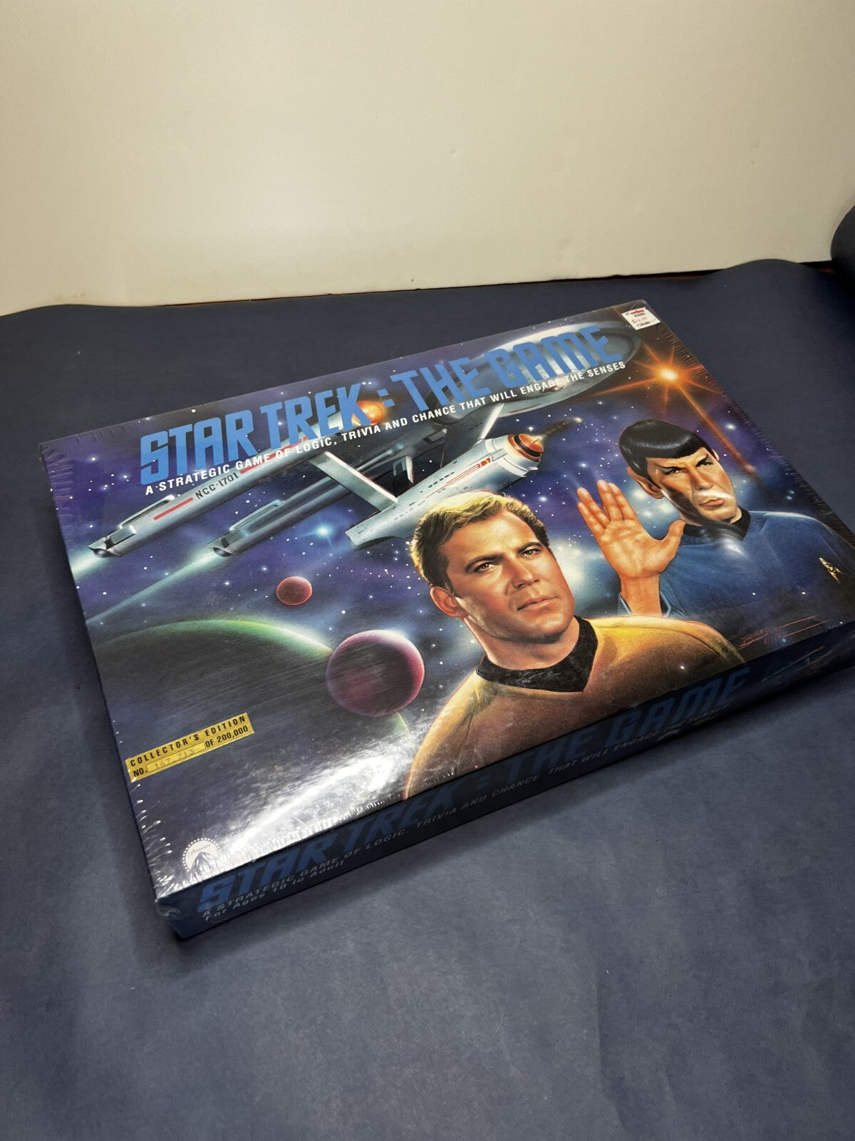 Star Trek The Game Strategic Game of Logic, Trivia & Chance 1992 New Sealed