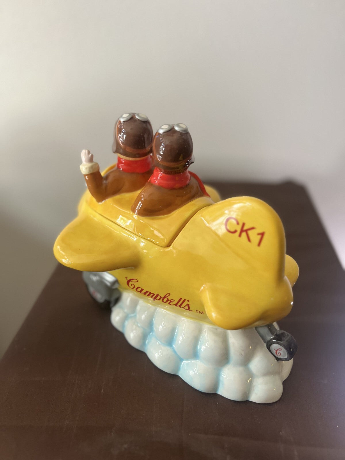 Campbells Soup Kids Vintage Airplane Cookie Jar Aiming High II 2005 NIB