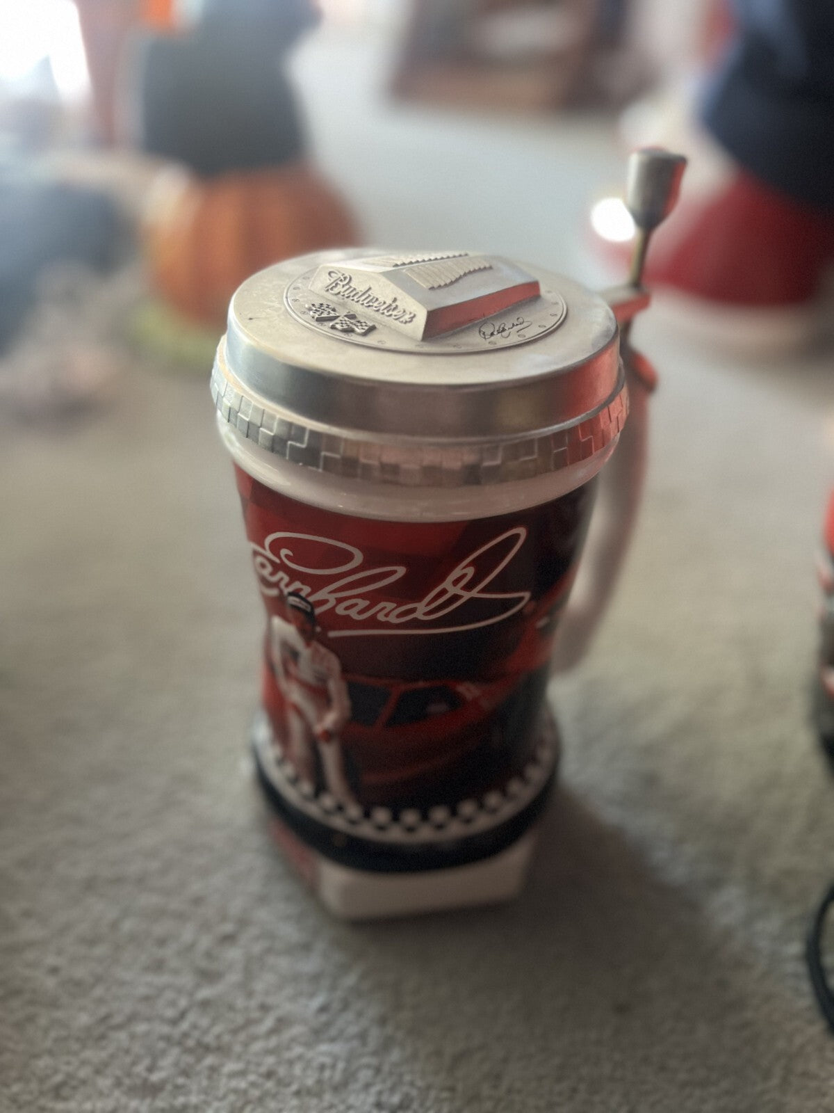 Anheuser Busch 2006 LE Budweiser Dale Earnhardt Sr. NIB Collectible Lidded Stein