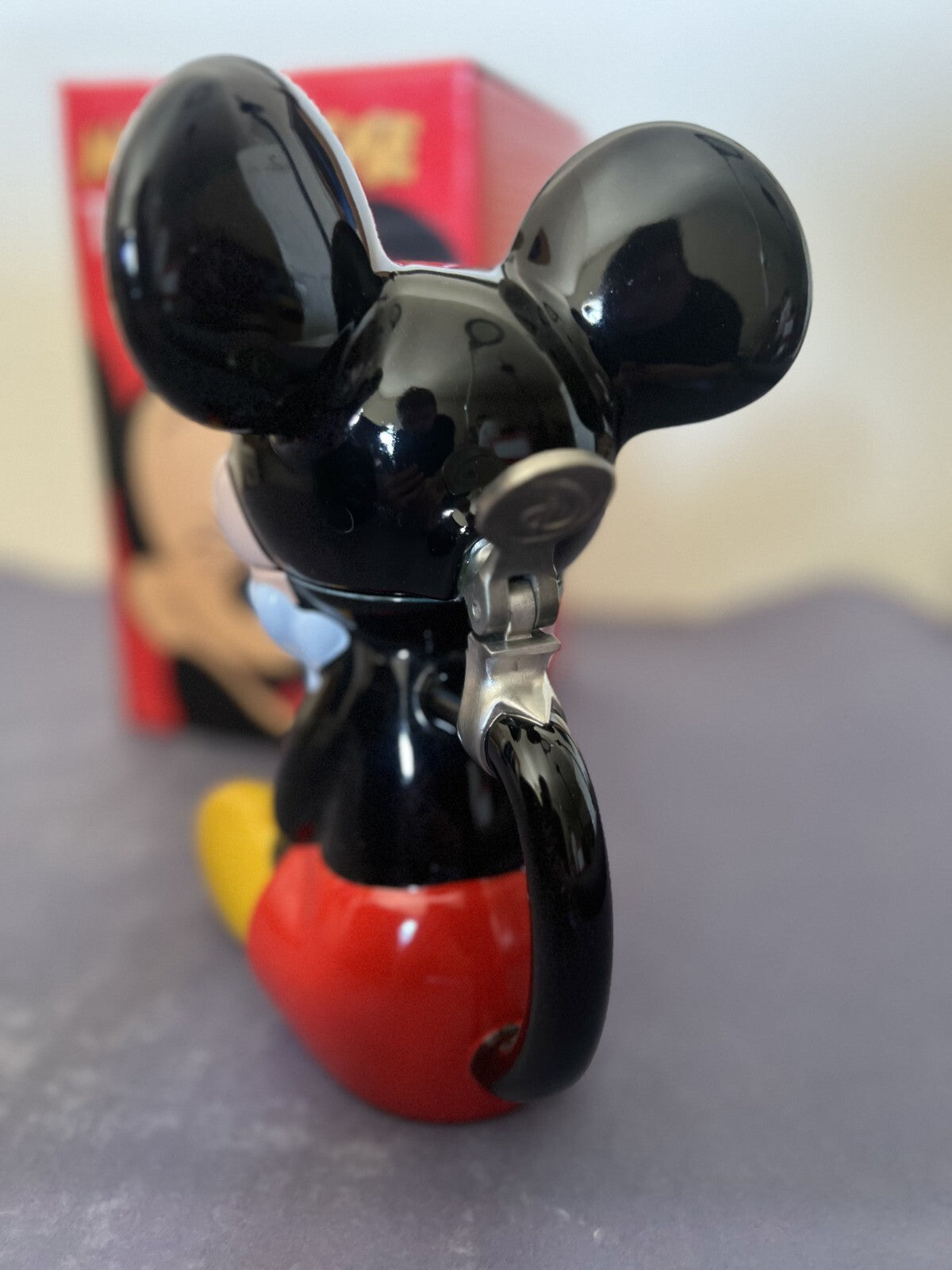 Disney Vintage Mickey Mouse 9" Figural Tankard Stein Mug Character Series NIB