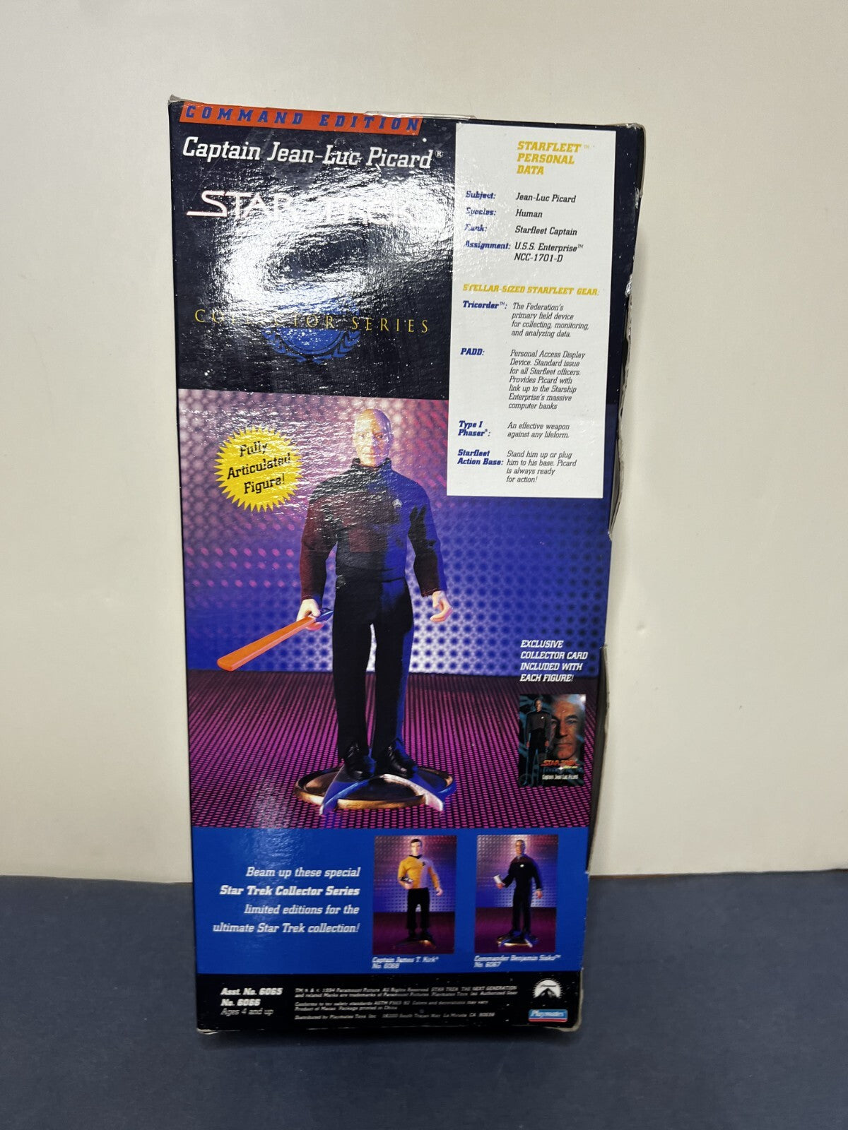 Star Trek Playmates Collector Series Command Edition Captain Picard 1994