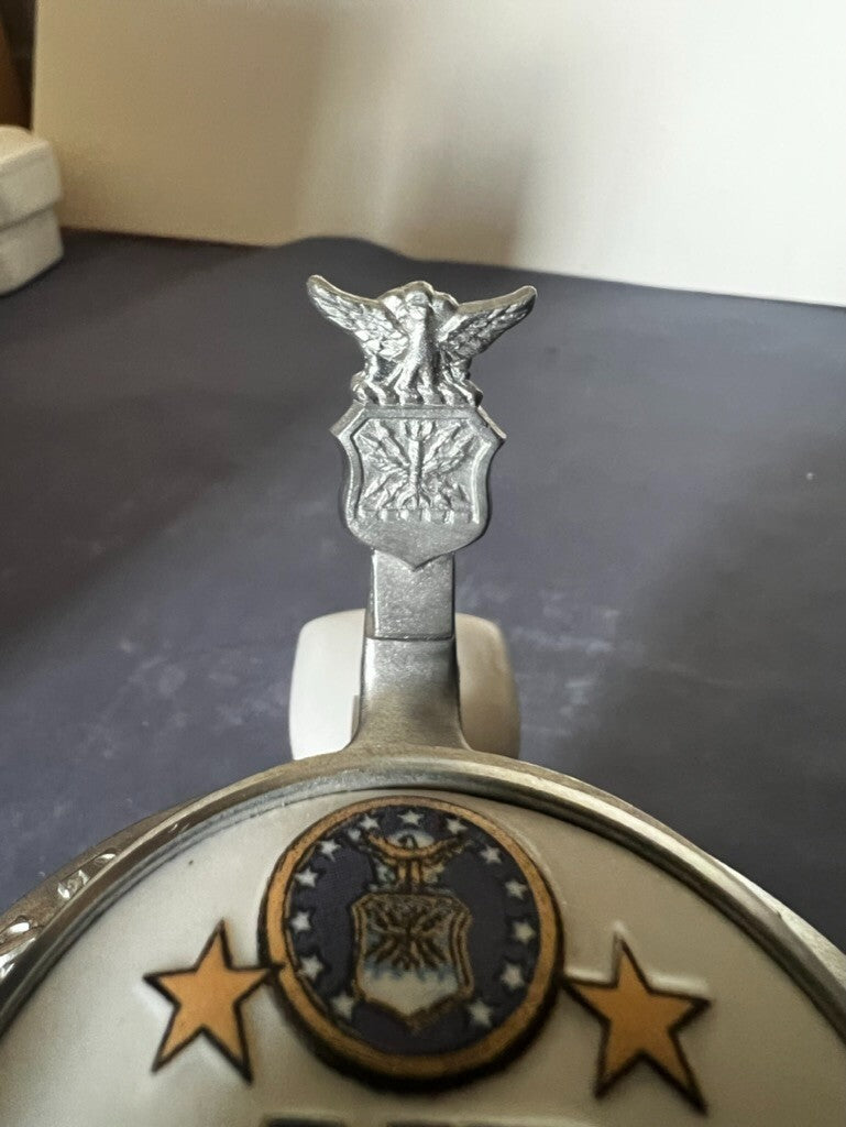 1999 Budweiser AIR FORCE Stein Honoring Tradition & Courage NEW IN BOX