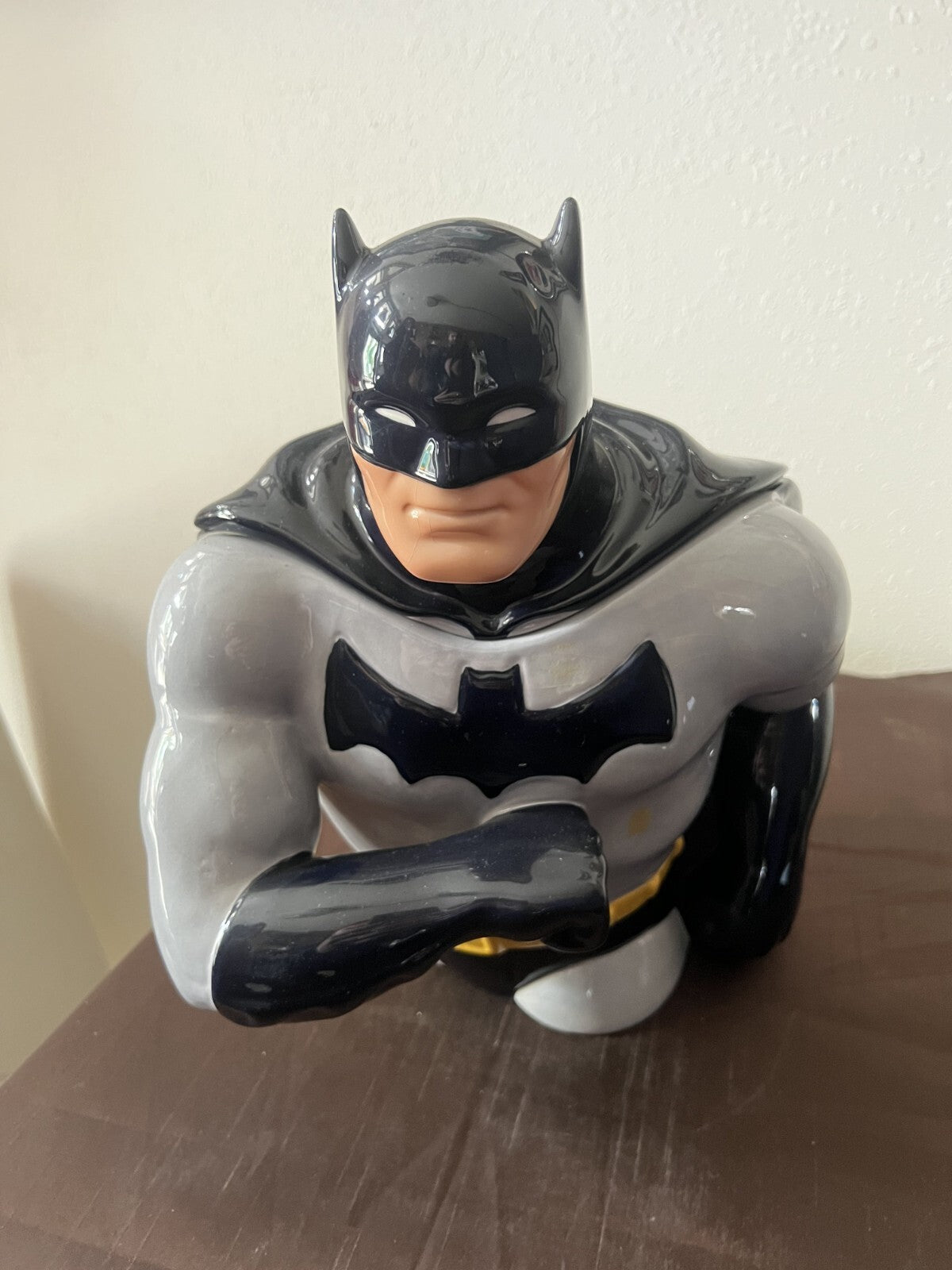 Batman 1997 Vintage Collectible Cookie JAR Clay Art Never Used Great Condition
