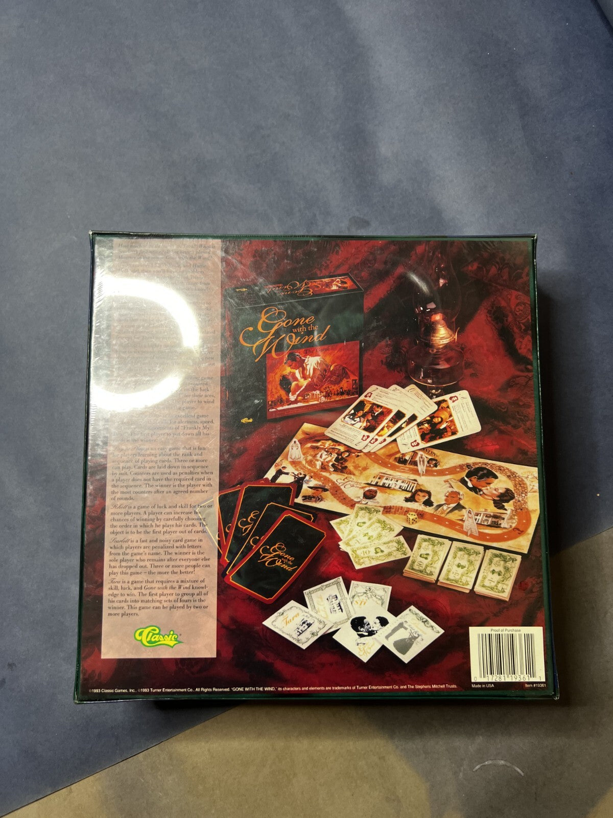 Vintage 1993 Gone with the Wind The Game! 8 Games + Board Game NEW/SEALED