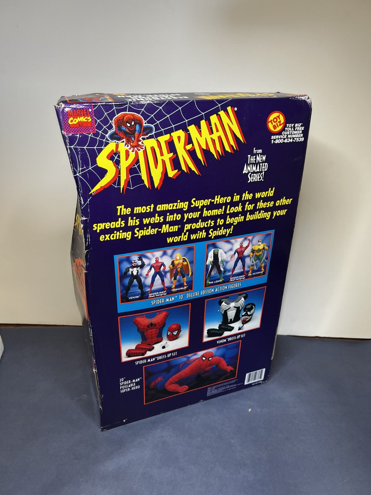 1997 MARVEL COMICS TOY BIZ 16" ELECTRONIC TALKING SPIDER-MAN NEW IN BOX