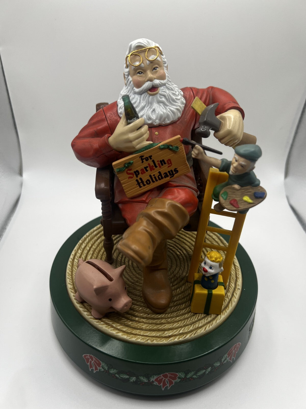 Coca Cola Santa Claus Mechanical Bank 1994
