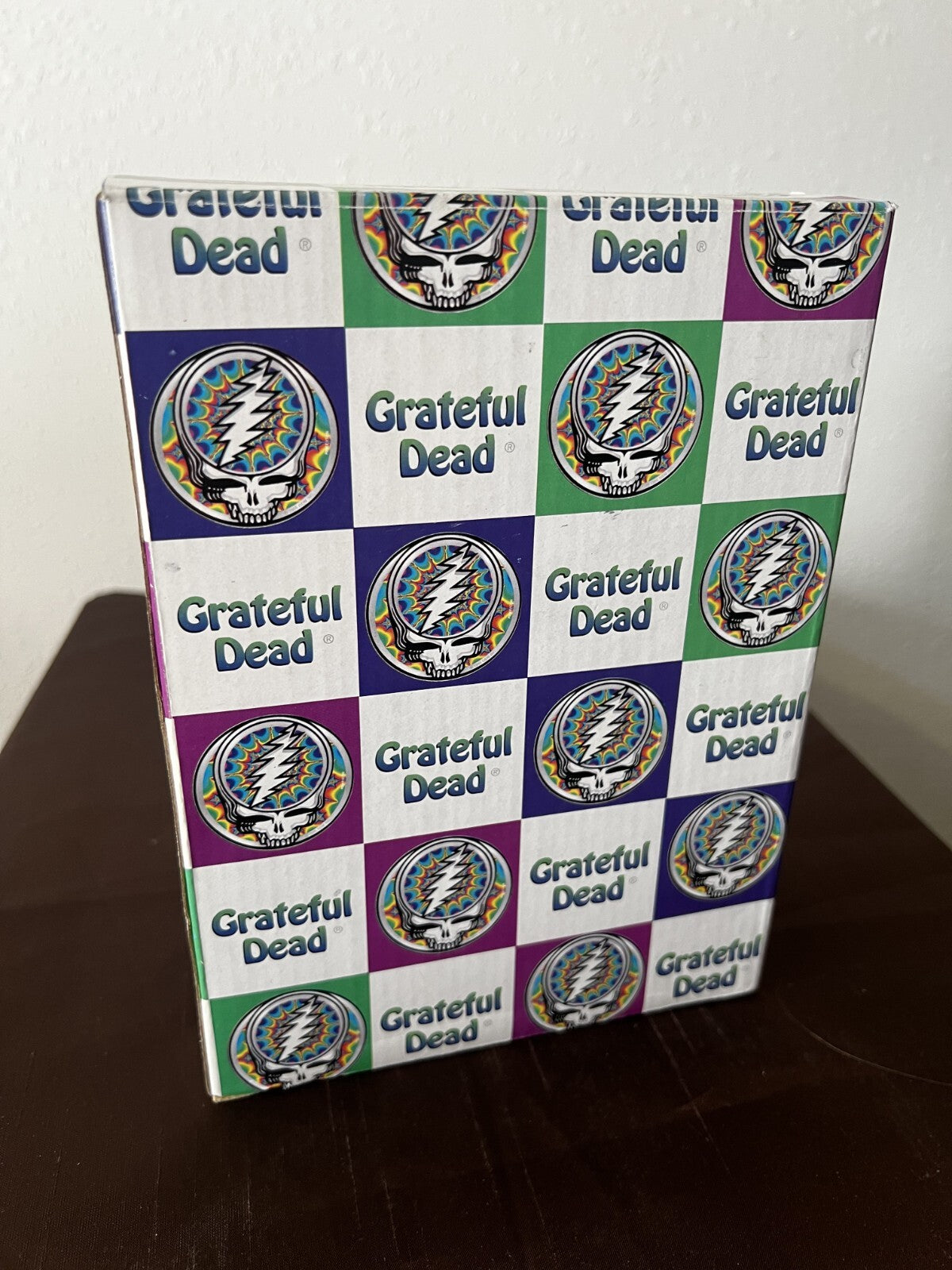 Rare Grateful Dead Dancing Bear vintage Twin Bell Alarm Clock 2001 - New In Box!