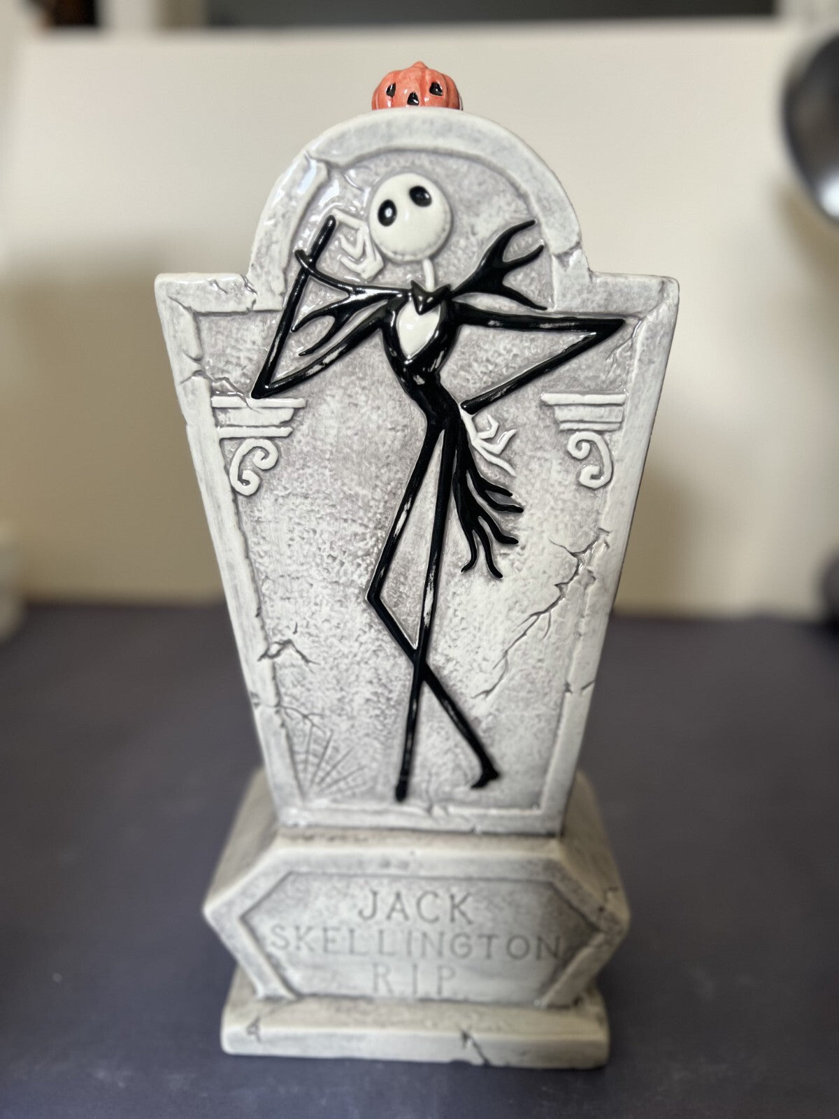 Disney Nightmare Before Christmas Jacks Tomb Treasure Craft Cookie Jar URN NIB