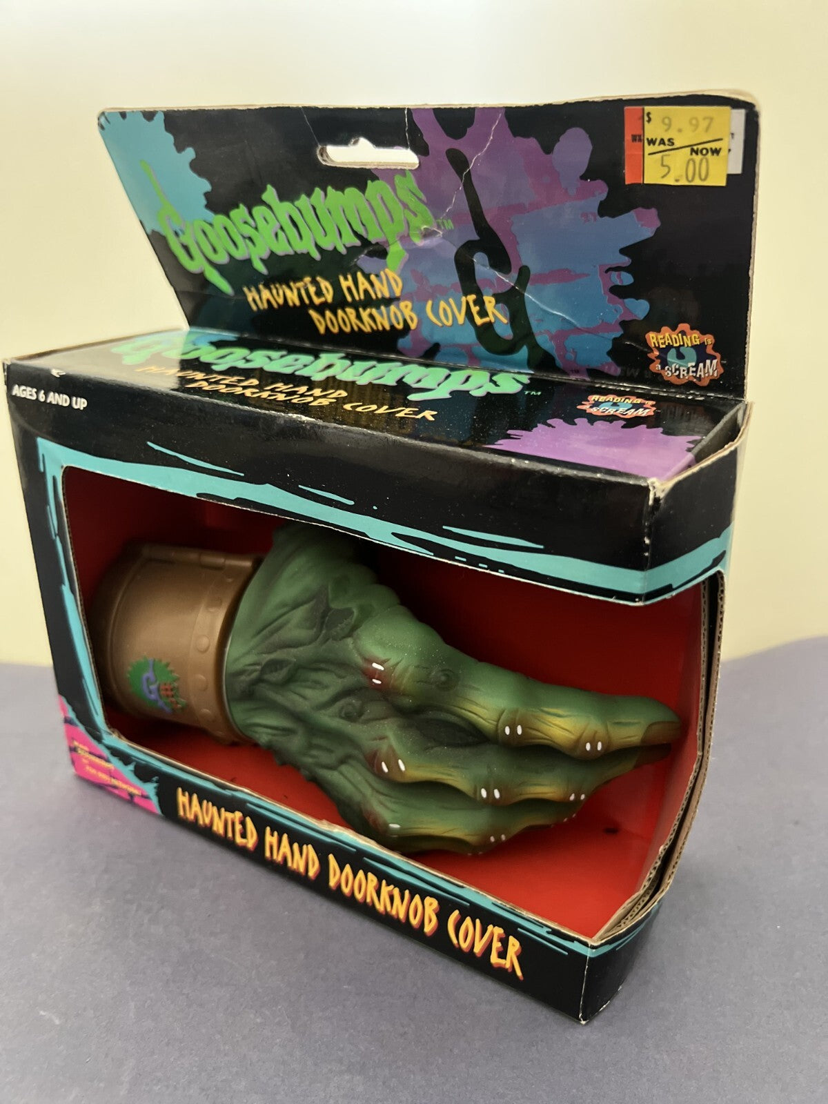 GOOSEBUMPS 'Haunted Hand' Doorknob Cover ULTRA RARE Vintage 1995 NIB Never Used