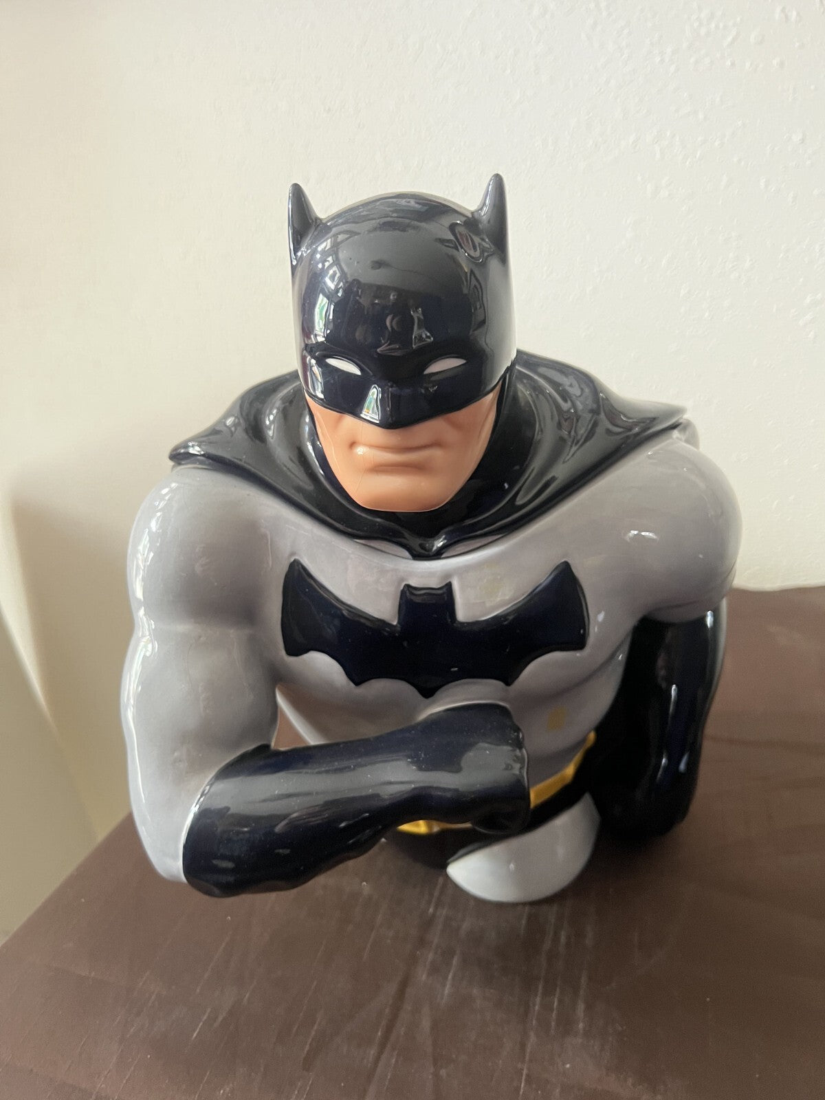 Batman 1997 Vintage Collectible Cookie JAR Clay Art Never Used Great Condition