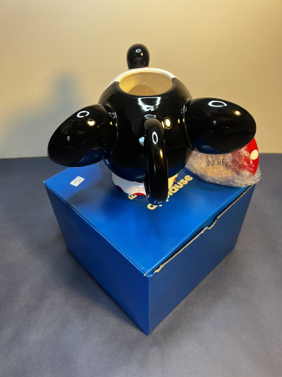 Disney Vintage Minnie Mouse Ceramic Teapot By Applause New In Box NEVER USED
