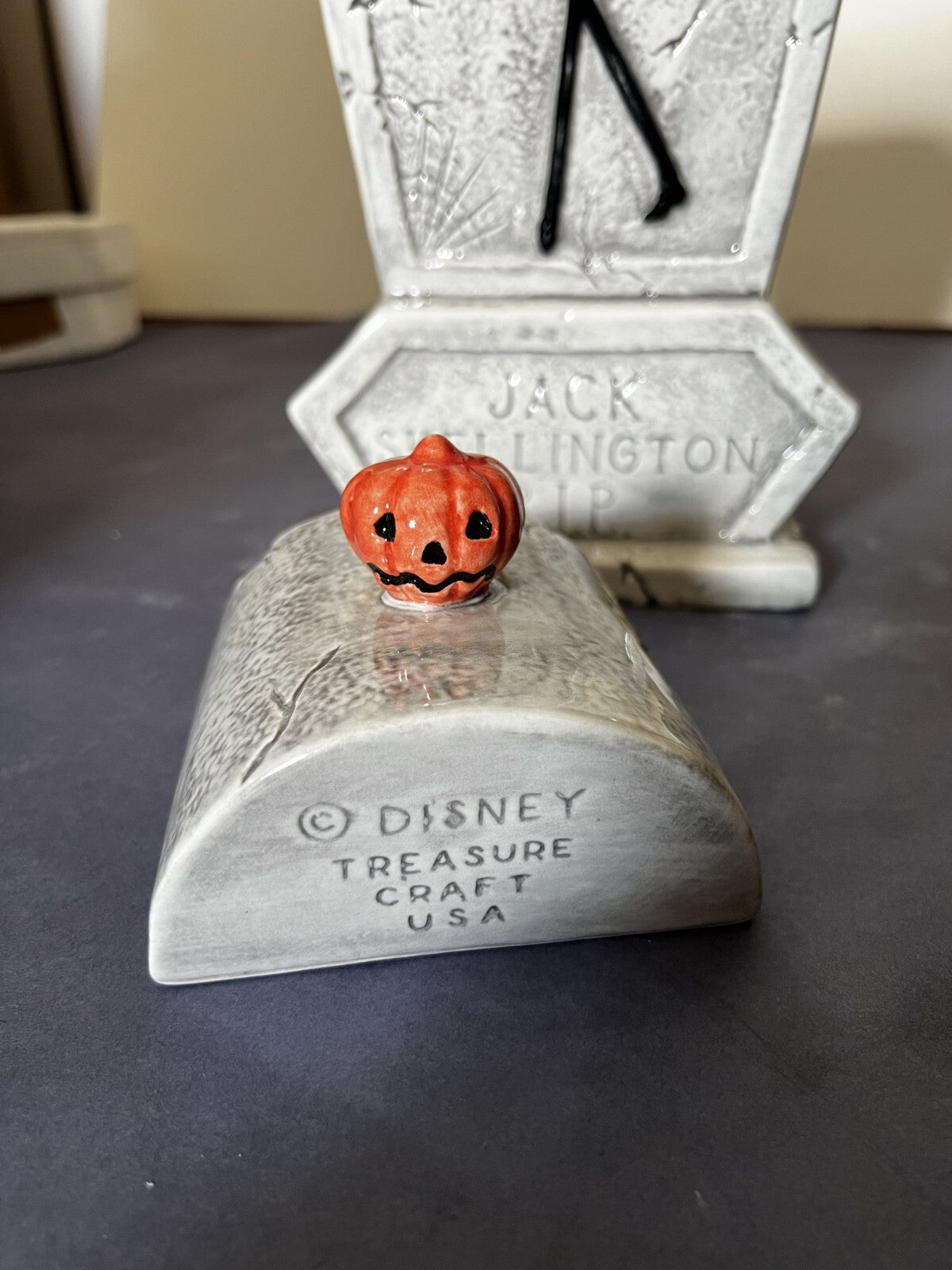 Disney Nightmare Before Christmas Jacks Tomb Treasure Craft Cookie Jar URN NIB