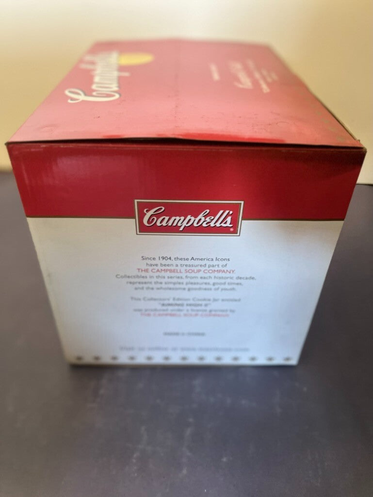Campbells Soup Kids Vintage Airplane Cookie Jar Aiming High II 2005 NIB