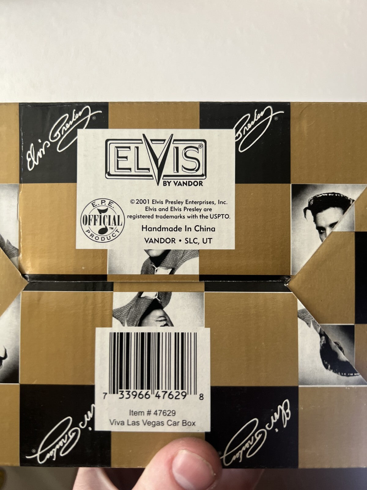 Vandor Vintage NIB Elvis Presley Viva Las Vegas Numbered Ltd Race Car Box 2001