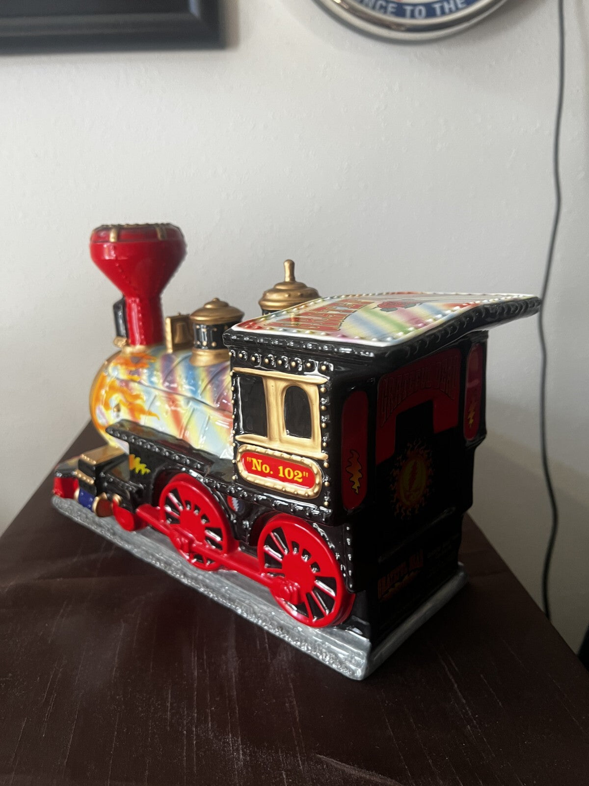 VANDOR GRATEFUL DEAD Vintage Train 1999 Limited Edition Cookie Jar + Box