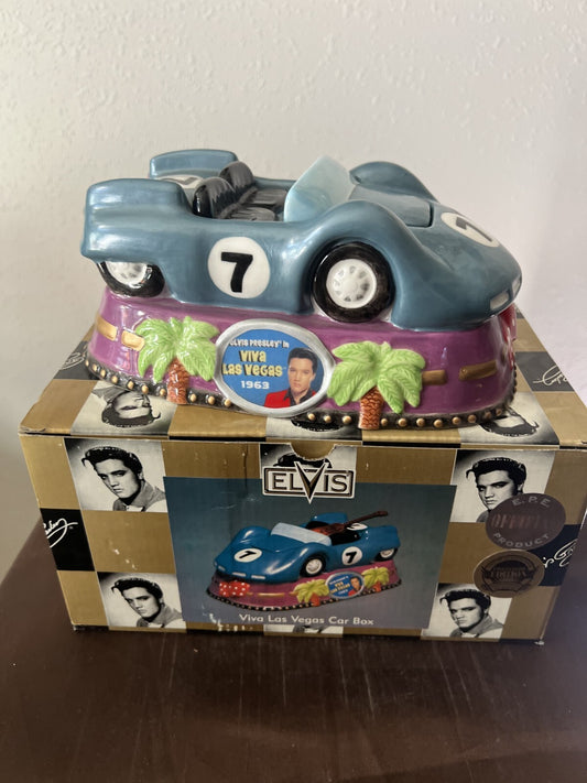 Vandor Vintage NIB Elvis Presley Viva Las Vegas Numbered Ltd Race Car Box 2001