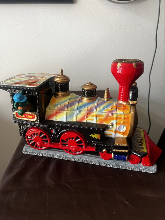 VANDOR GRATEFUL DEAD Vintage Train 1999 Limited Edition Cookie Jar + Box