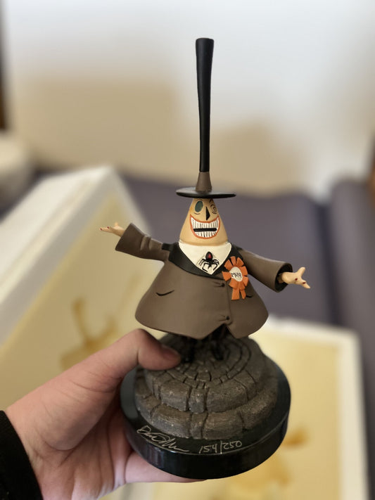 NIGHTMARE BEFORE CHRISTMAS MAYOR OF HALLOWEENTOWN FIGURE SIGNED LE DAVID KRACOV