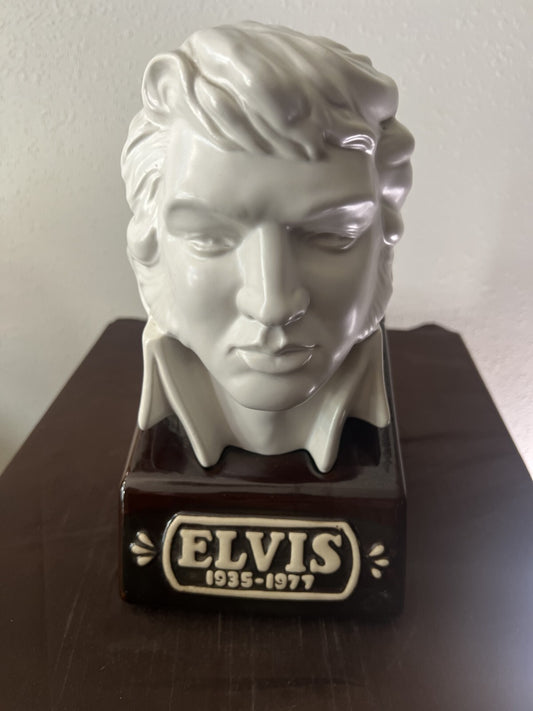 Vintage 1977 Elvis Presley MCCORMICK Whiskey Decanter Limited Edition Bust