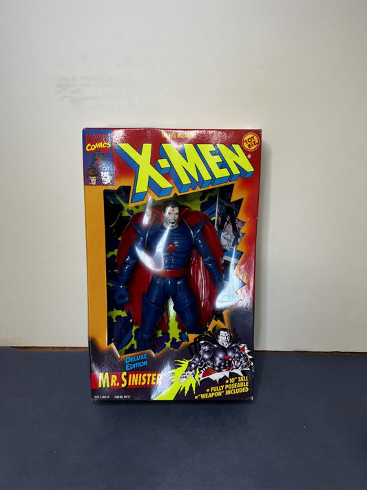 VINTAGE 1994 TOY BIZ X-MEN MR SINISTER 10" TALL POSABLE ACTION FIGURE NEW IN BOX