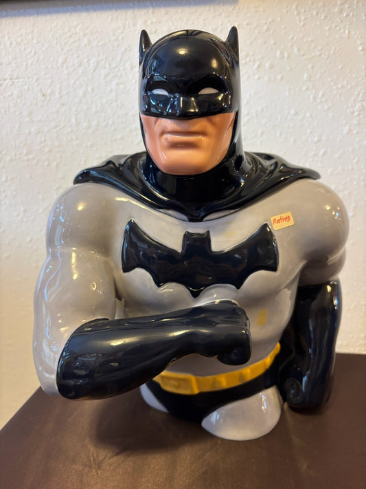 Batman 1997 Vintage Collectible Cookie JAR Clay Art Never Used Great Condition